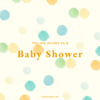 Colorful Watercolor Dots - Baby Shower Invitation Card